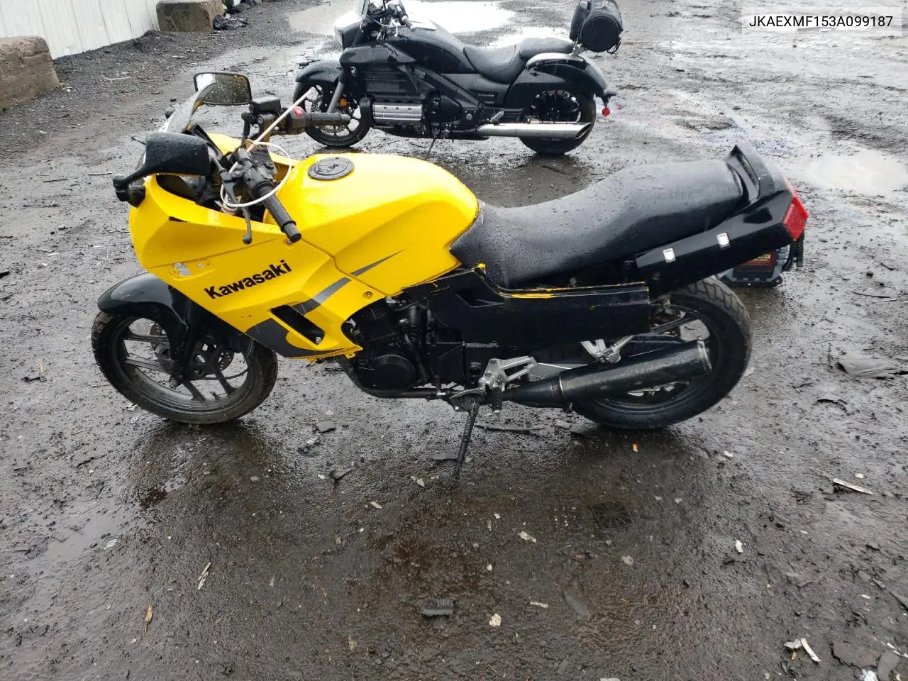 2003 Kawasaki Ex250 F VIN: JKAEXMF153A099187 Lot: 58075115
