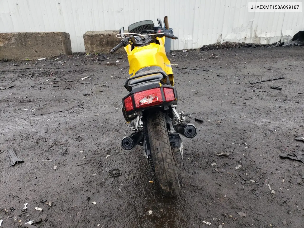 2003 Kawasaki Ex250 F VIN: JKAEXMF153A099187 Lot: 58075115