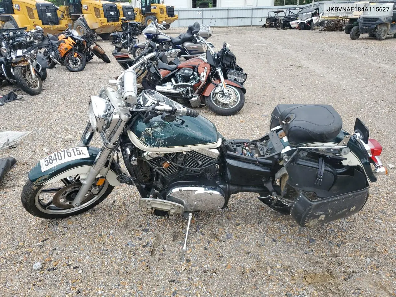 2004 Kawasaki Vn1500 E VIN: JKBVNAE184A115627 Lot: 58407615
