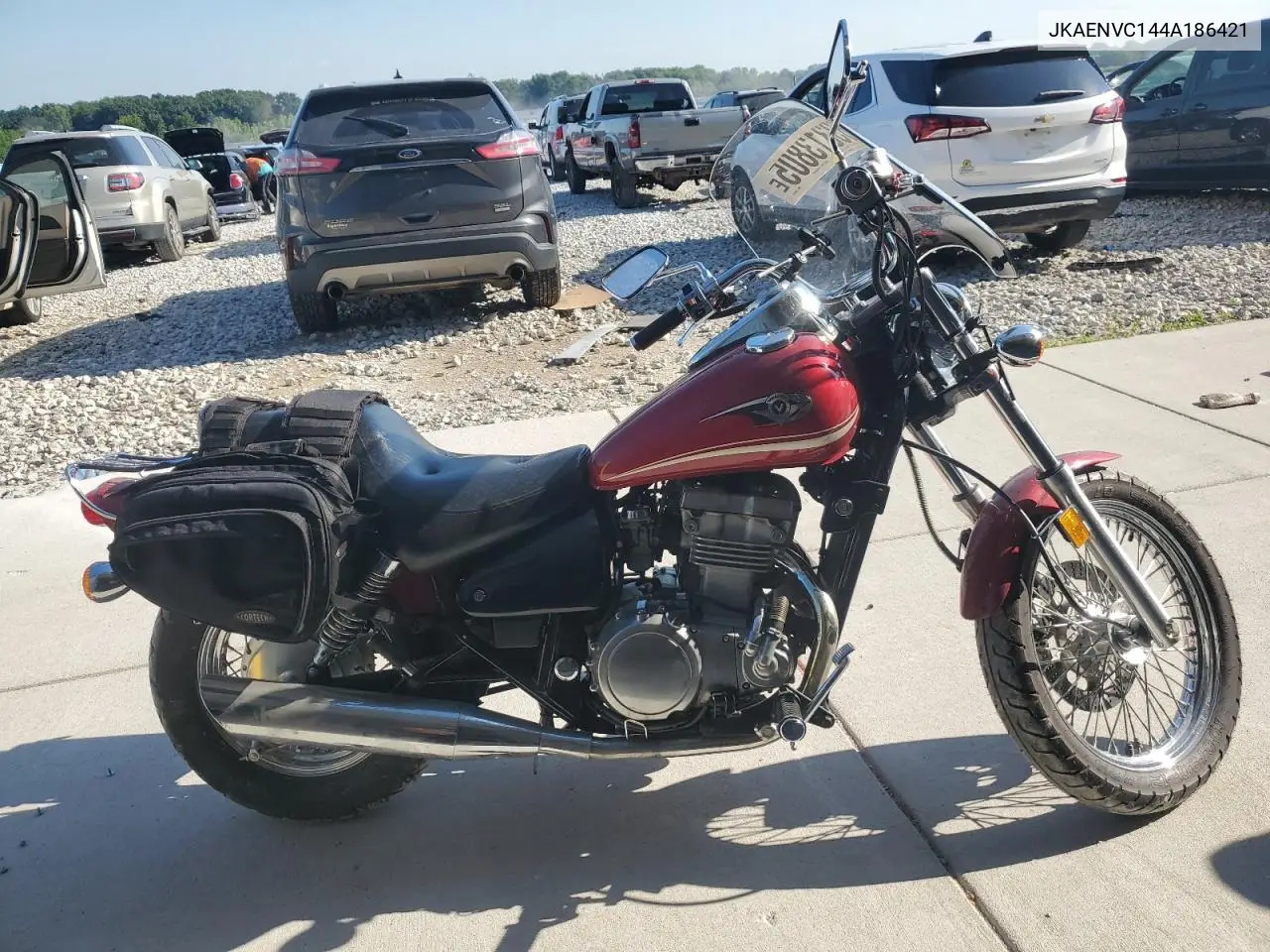 2004 Kawasaki En500 C VIN: JKAENVC144A186421 Lot: 63313805