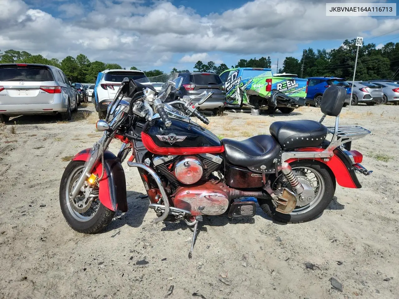 2004 Kawasaki Vn1500 E VIN: JKBVNAE164A116713 Lot: 63329585