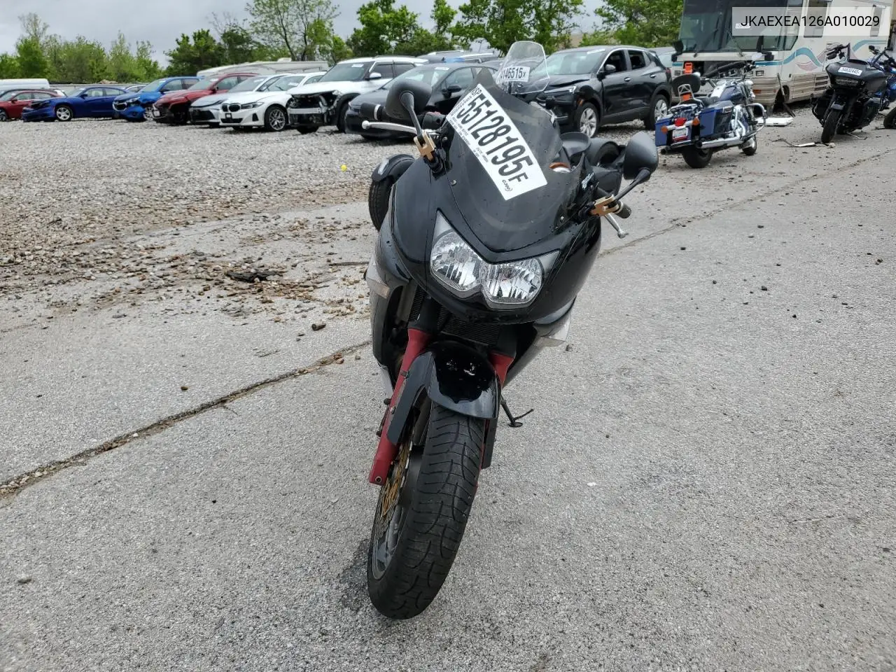 2006 Kawasaki Ex650 A6F VIN: JKAEXEA126A010029 Lot: 55128195