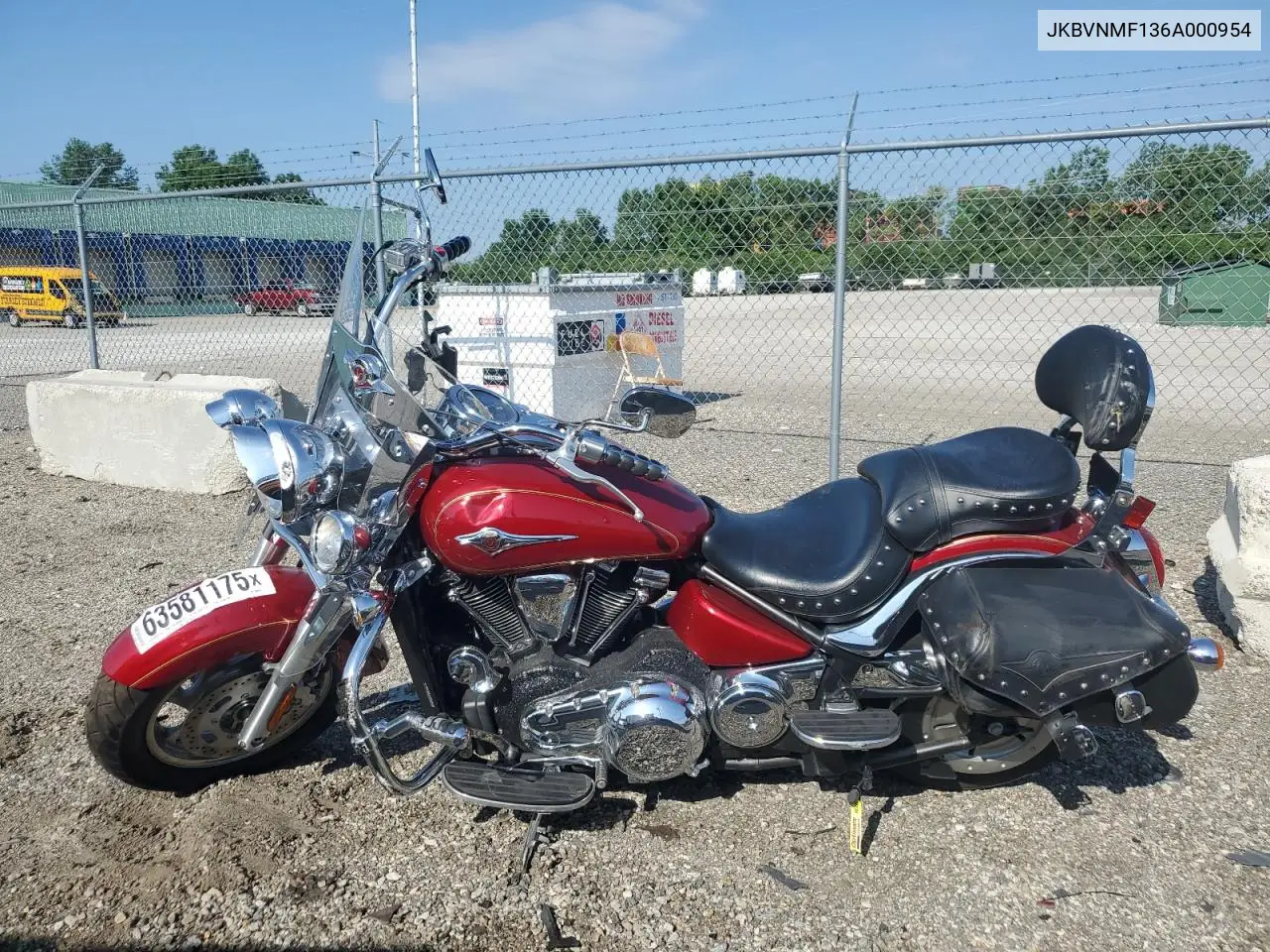2006 Kawasaki Vn2000 F VIN: JKBVNMF136A000954 Lot: 63581175