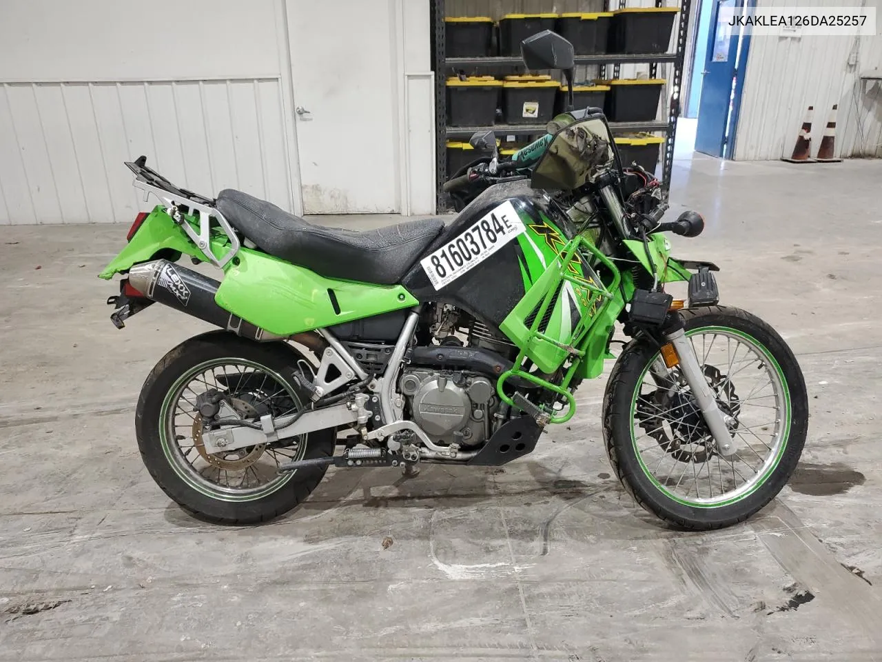 2006 Kawasaki Kl650 A VIN: JKAKLEA126DA25257 Lot: 81603784