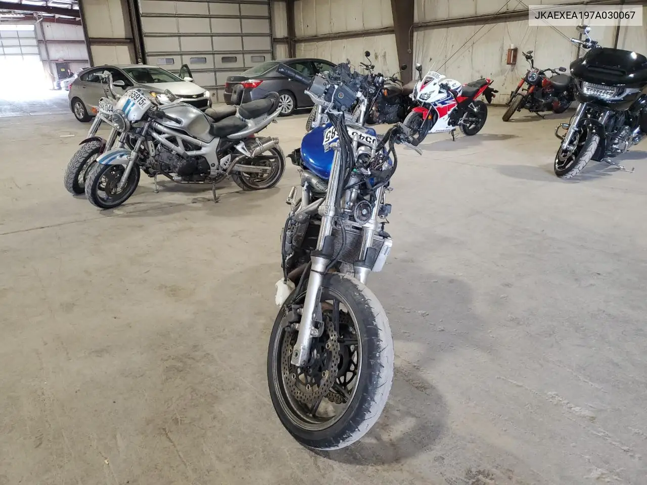 2007 Kawasaki Ex650 A VIN: JKAEXEA197A030067 Lot: 55431685