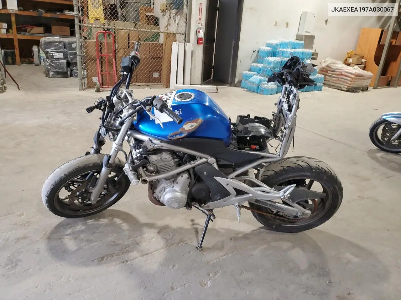 2007 Kawasaki Ex650 A VIN: JKAEXEA197A030067 Lot: 55431685