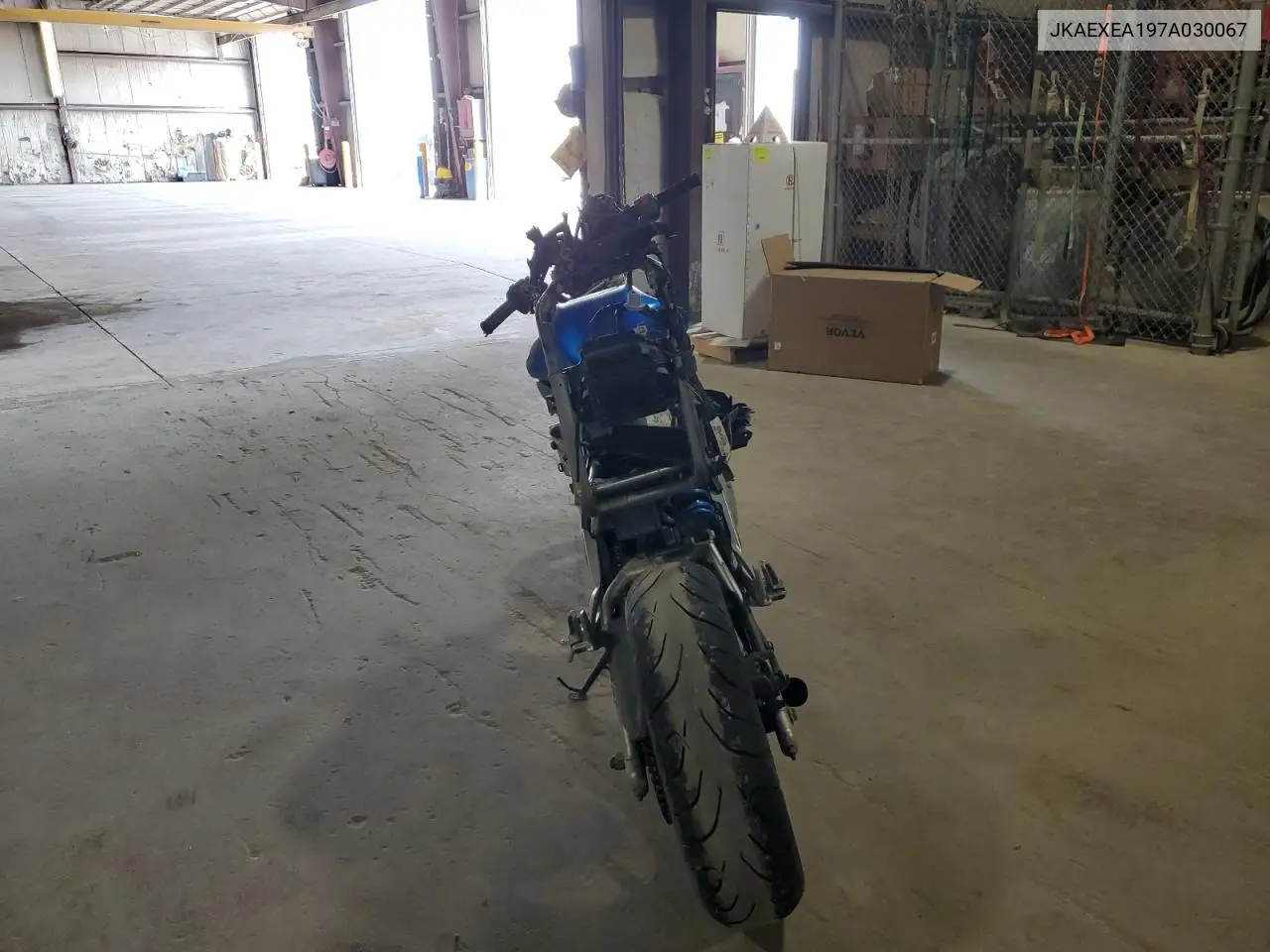 2007 Kawasaki Ex650 A VIN: JKAEXEA197A030067 Lot: 55431685
