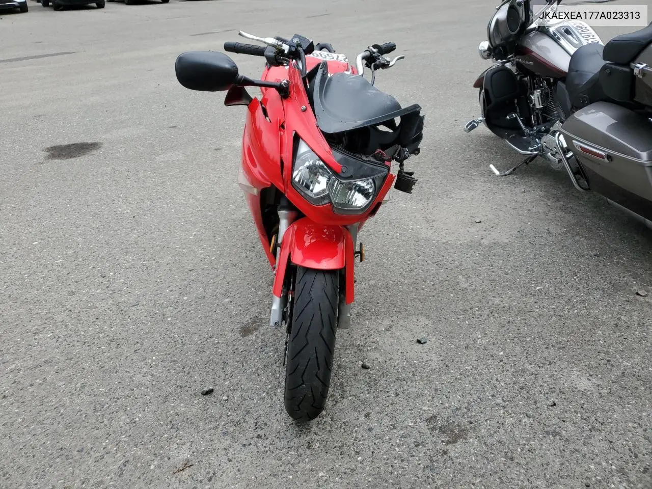 2007 Kawasaki Ex650 A VIN: JKAEXEA177A023313 Lot: 62759915