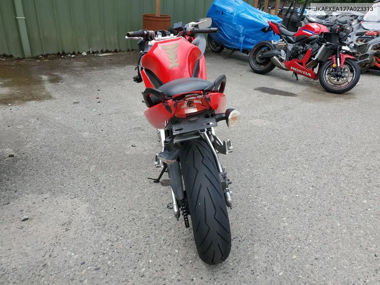 2007 Kawasaki Ex650 A VIN: JKAEXEA177A023313 Lot: 62759915