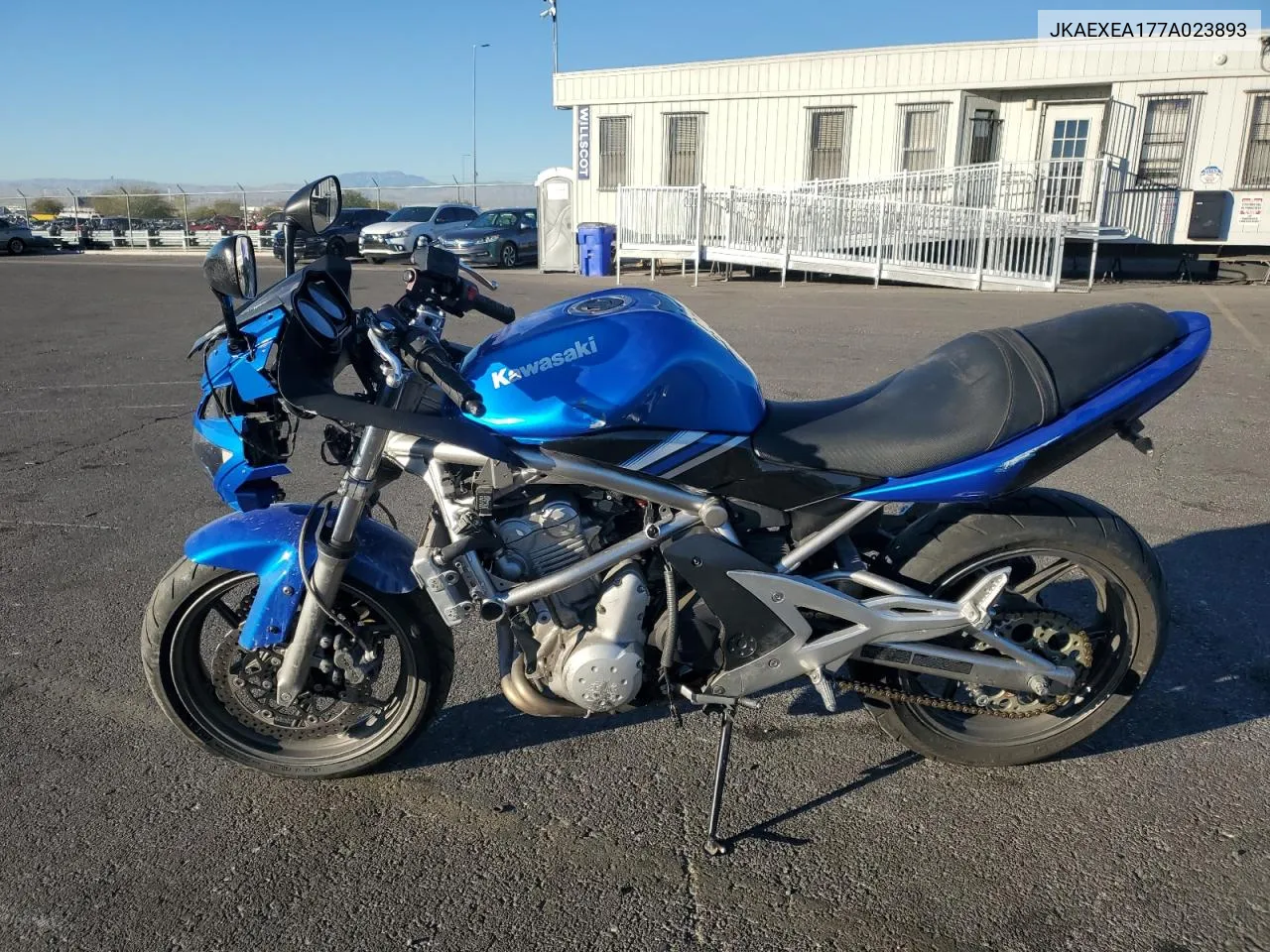 2007 Kawasaki Ex650 A VIN: JKAEXEA177A023893 Lot: 80951004