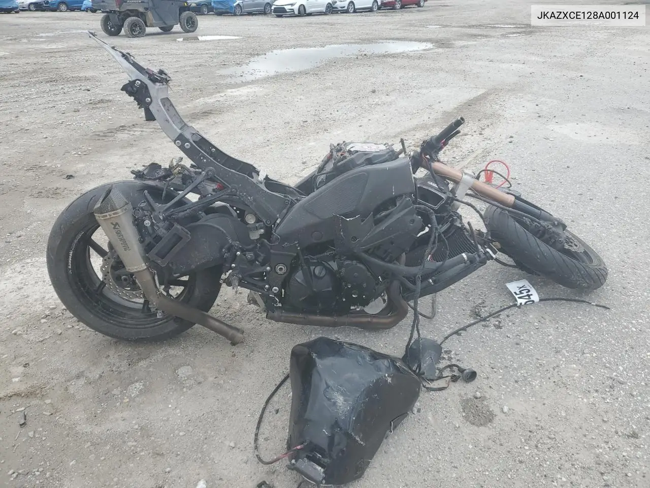2008 Kawasaki Zx1000 E VIN: JKAZXCE128A001124 Lot: 57901545