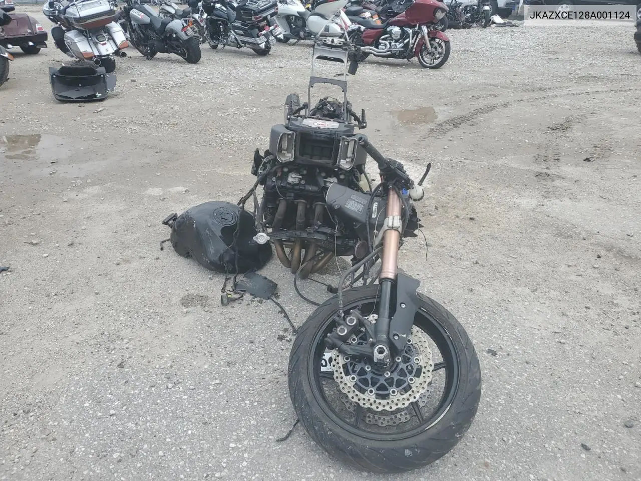 2008 Kawasaki Zx1000 E VIN: JKAZXCE128A001124 Lot: 57901545
