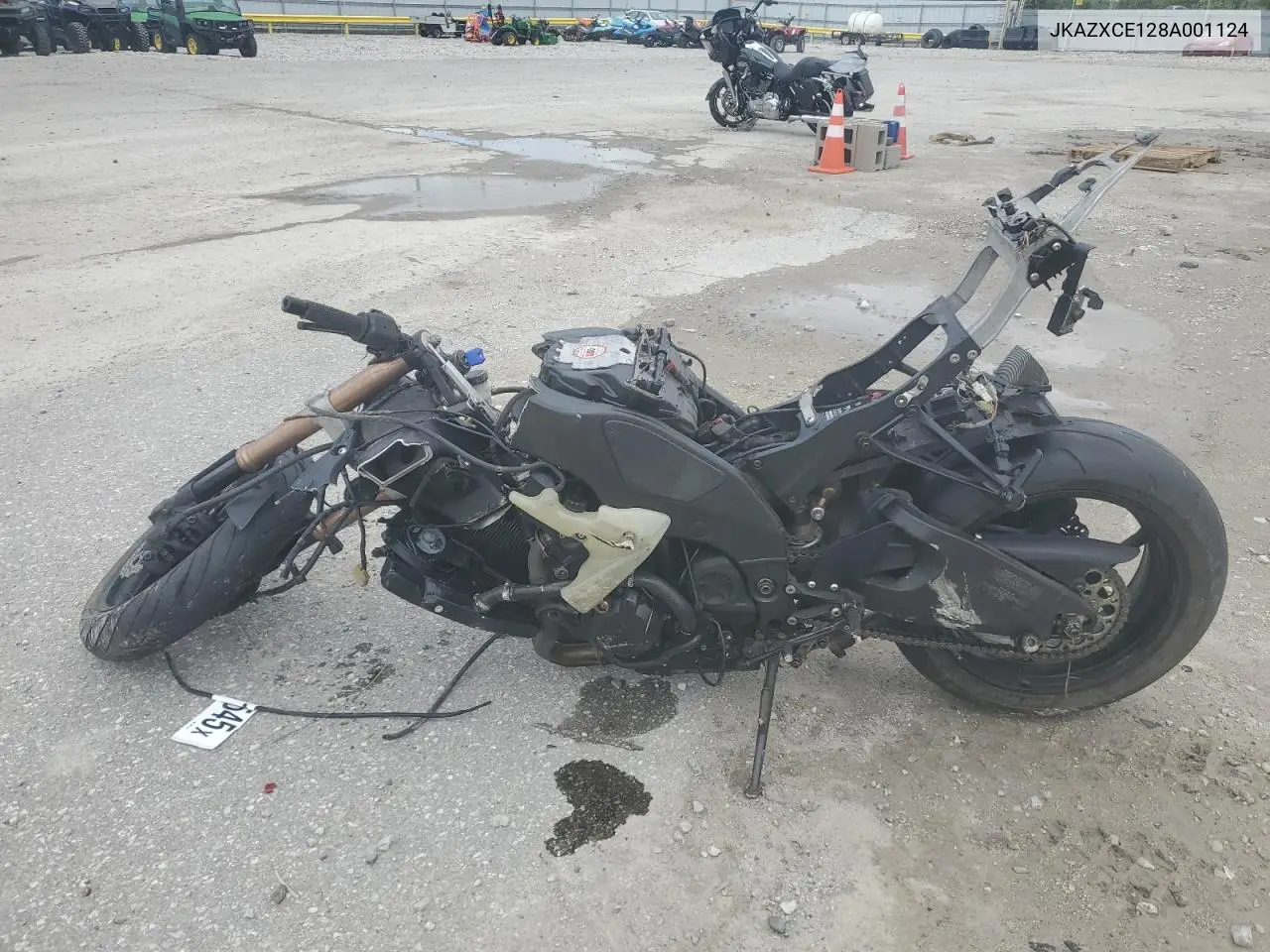2008 Kawasaki Zx1000 E VIN: JKAZXCE128A001124 Lot: 57901545