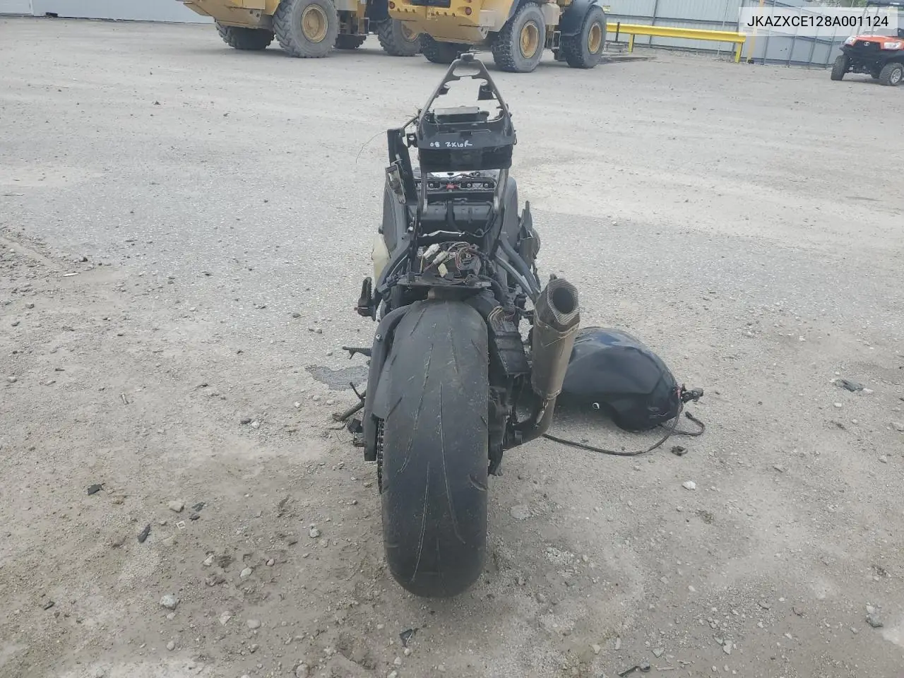 2008 Kawasaki Zx1000 E VIN: JKAZXCE128A001124 Lot: 57901545