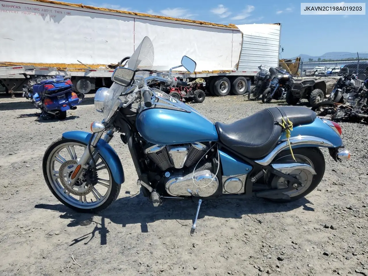 2008 Kawasaki Vn900 C VIN: JKAVN2C198A019203 Lot: 58951395