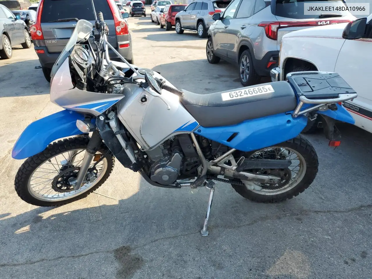 2008 Kawasaki Kl650 E VIN: JKAKLEE148DA10966 Lot: 63246685