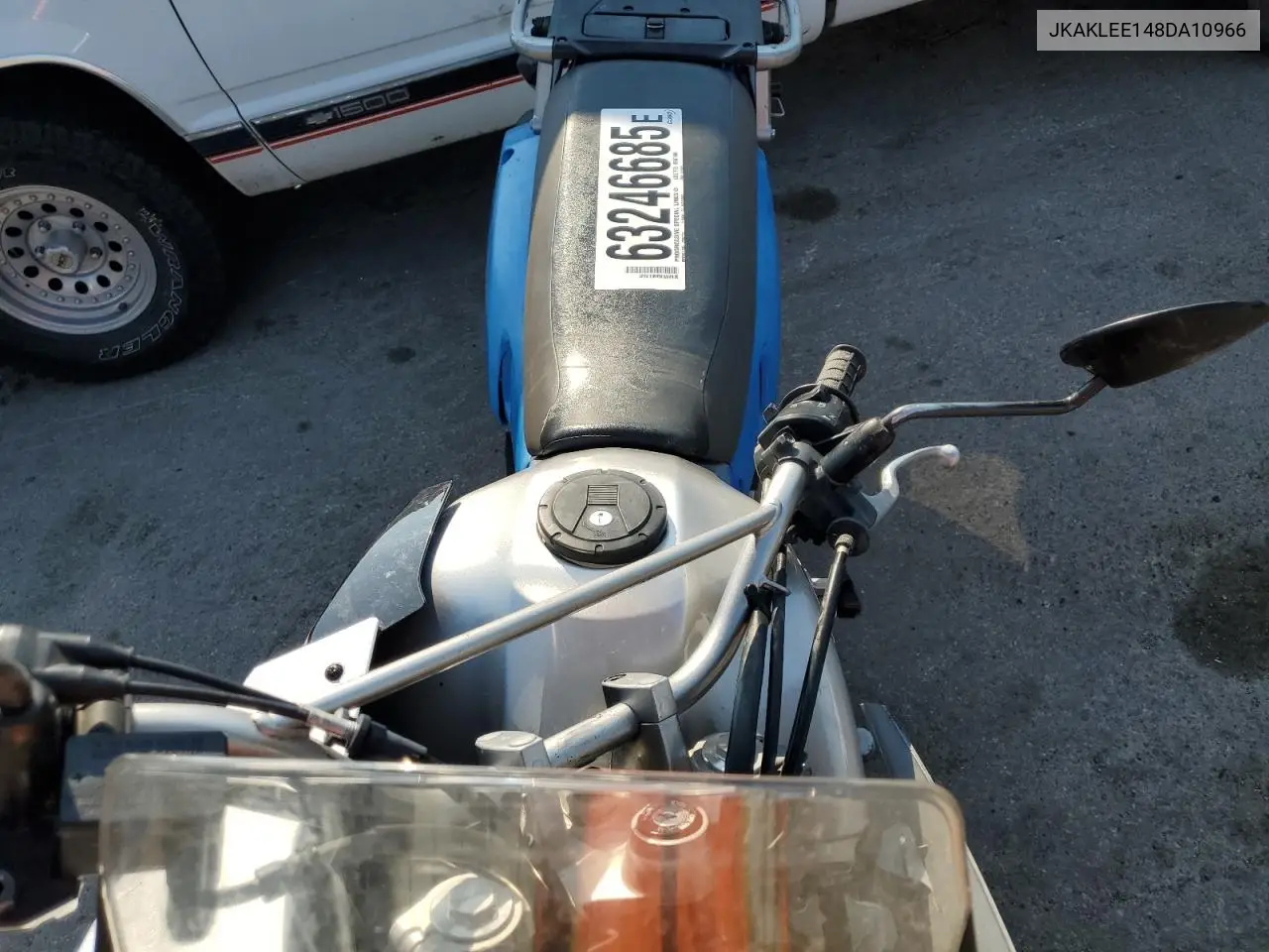 2008 Kawasaki Kl650 E VIN: JKAKLEE148DA10966 Lot: 63246685