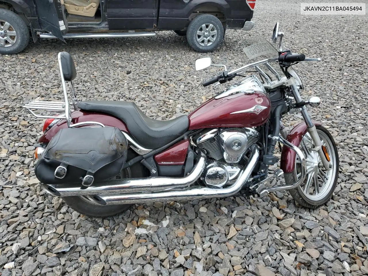 2011 Kawasaki Vn900 C VIN: JKAVN2C11BA045494 Lot: 57320205