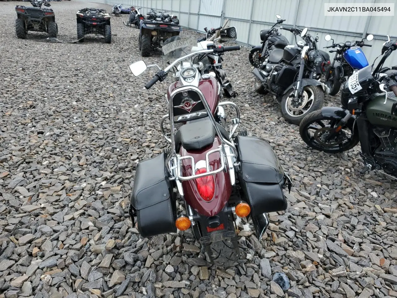 2011 Kawasaki Vn900 C VIN: JKAVN2C11BA045494 Lot: 57320205