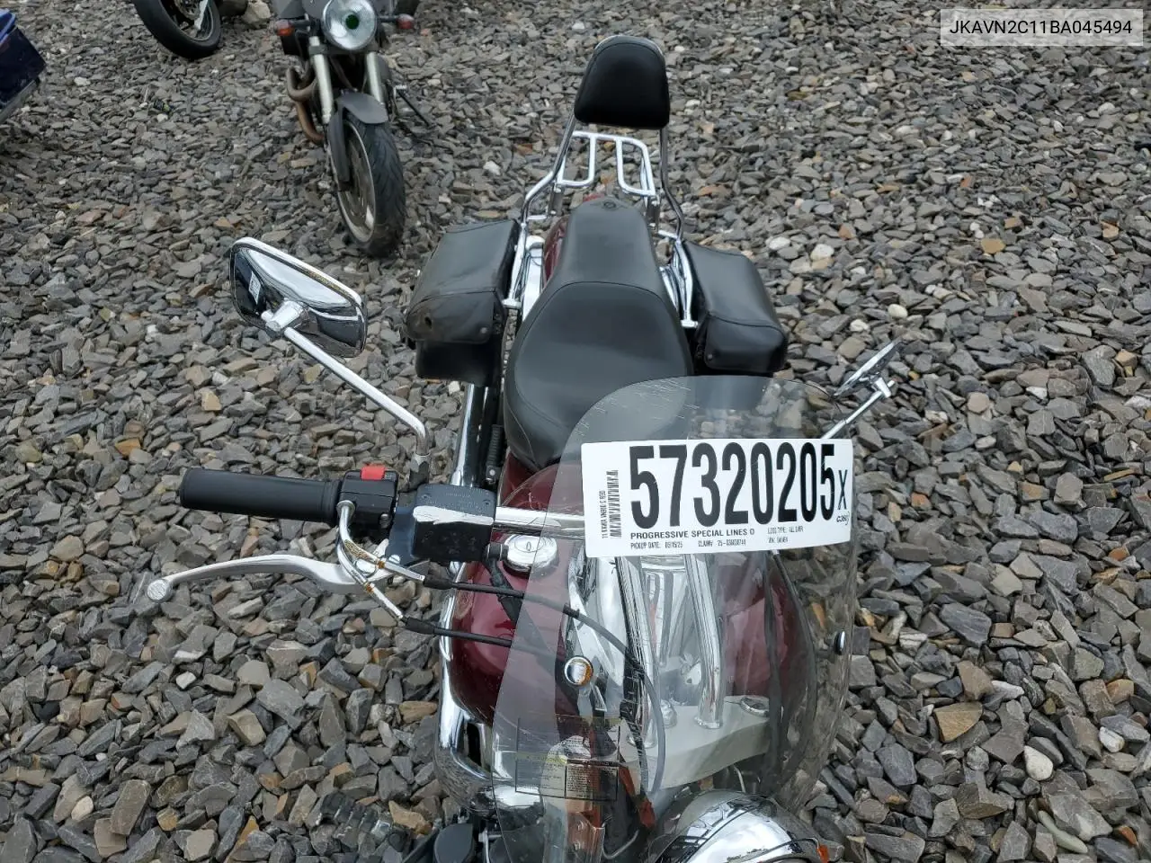 2011 Kawasaki Vn900 C VIN: JKAVN2C11BA045494 Lot: 57320205