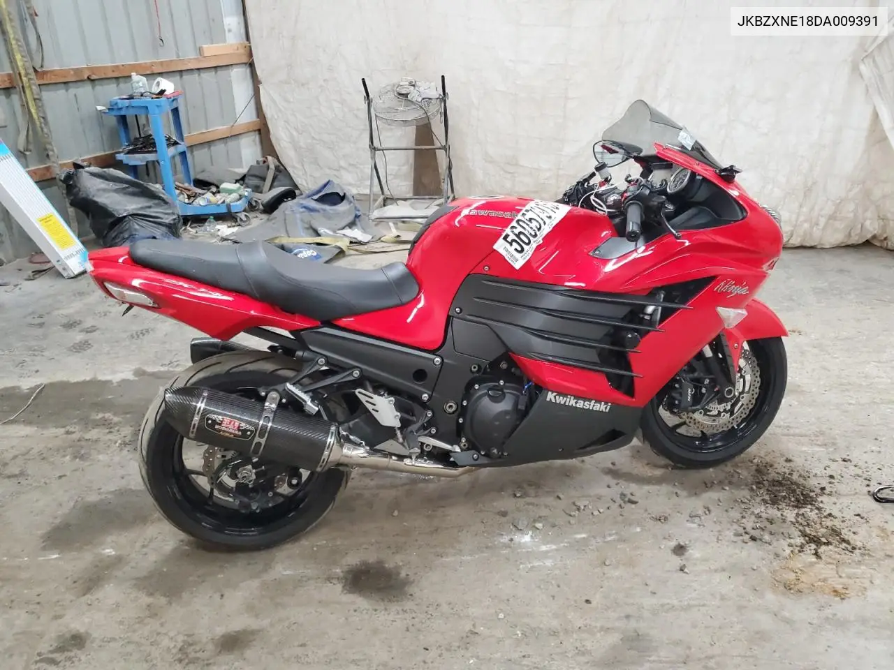 2013 Kawasaki Zx1400 E VIN: JKBZXNE18DA009391 Lot: 56057915
