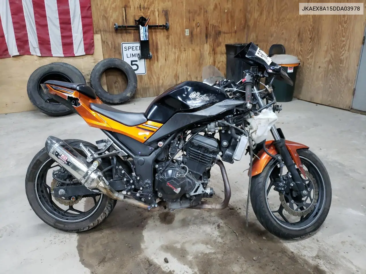 2013 Kawasaki Ex300 A VIN: JKAEX8A15DDA03978 Lot: 58788425
