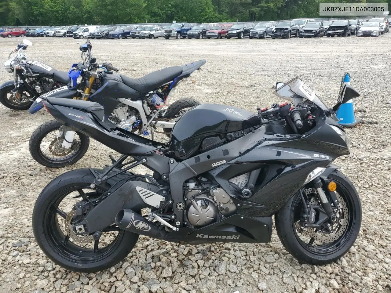 2013 Kawasaki Zx636 E VIN: JKBZXJE11DA003005 Lot: 58800205