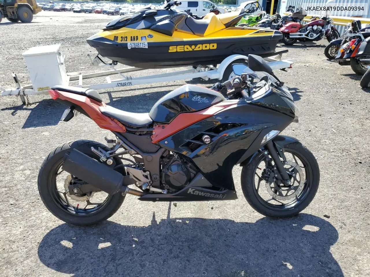 2013 Kawasaki Ex300 A VIN: JKAEX8A19DDA09394 Lot: 58928075