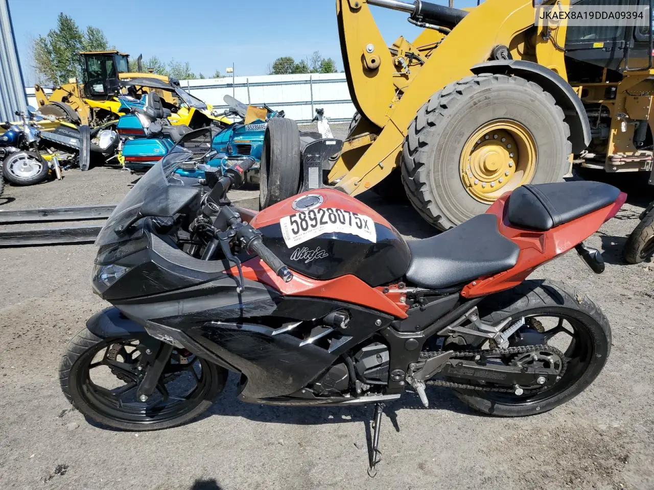 2013 Kawasaki Ex300 A VIN: JKAEX8A19DDA09394 Lot: 58928075
