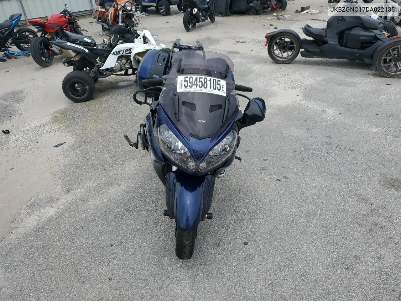 2013 Kawasaki Zg1400 C VIN: JKBZGNC17DA022135 Lot: 59458105