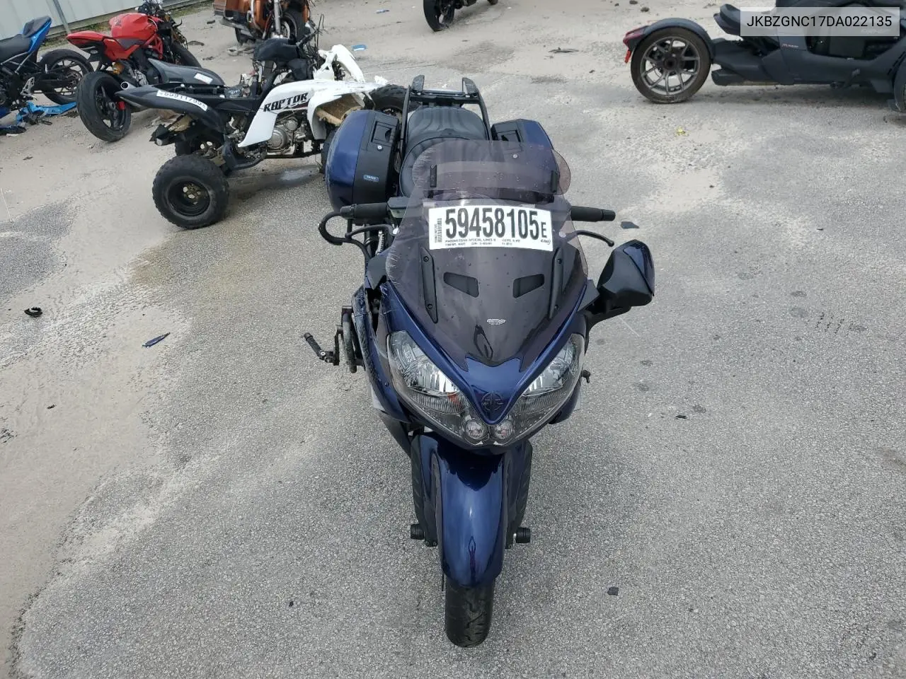 2013 Kawasaki Zg1400 C VIN: JKBZGNC17DA022135 Lot: 59458105