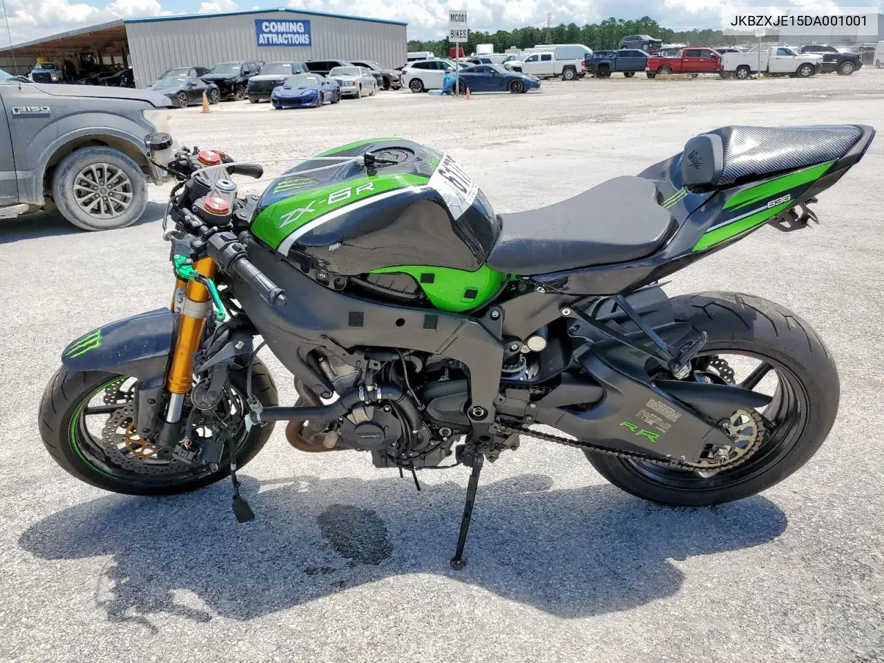 2013 Kawasaki Zx636 E VIN: JKBZXJE15DA001001 Lot: 61772555