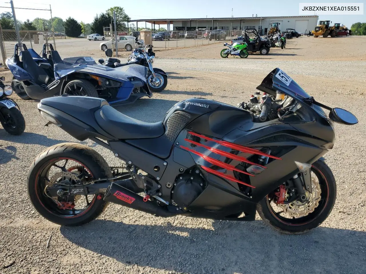 2014 Kawasaki Zx1400 E VIN: JKBZXNE1XEA015551 Lot: 51657245