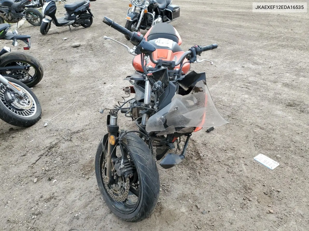 2014 Kawasaki Ex650 F VIN: JKAEXEF12EDA16535 Lot: 57245745
