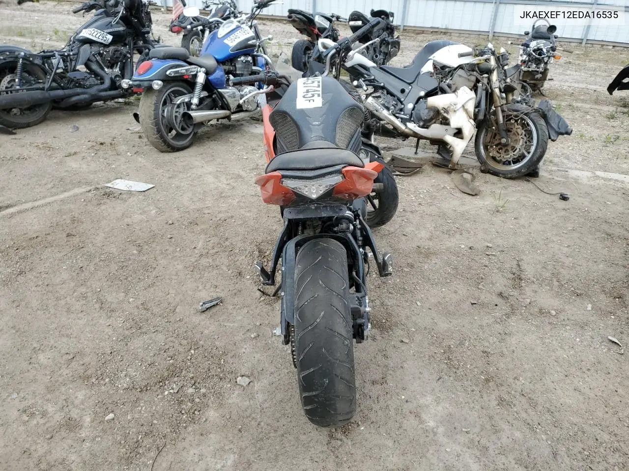 2014 Kawasaki Ex650 F VIN: JKAEXEF12EDA16535 Lot: 57245745