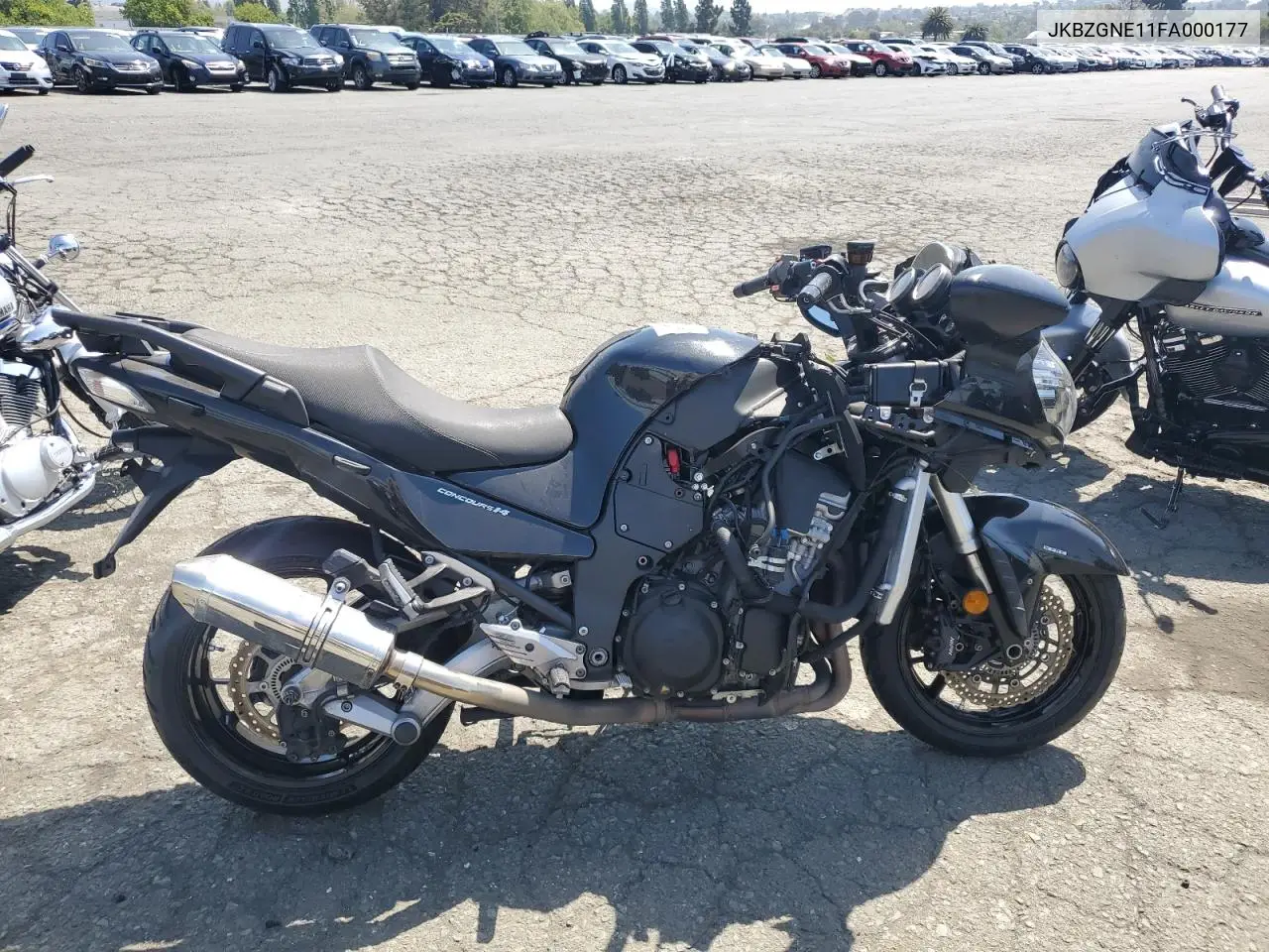 2015 Kawasaki Zg1400 E VIN: JKBZGNE11FA000177 Lot: 55511015