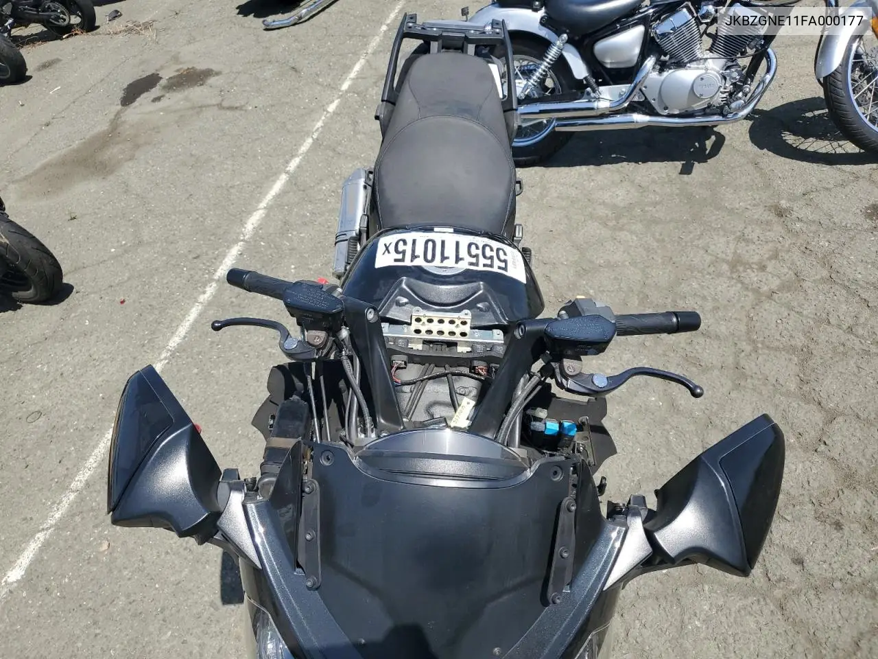 2015 Kawasaki Zg1400 E VIN: JKBZGNE11FA000177 Lot: 55511015