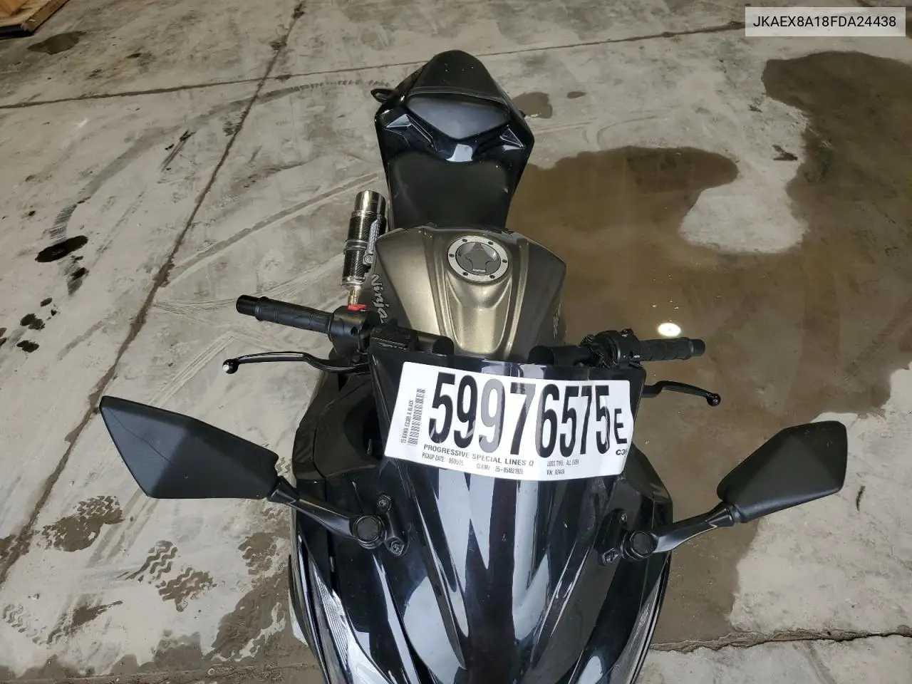 2015 Kawasaki Ex300 A VIN: JKAEX8A18FDA24438 Lot: 59976575