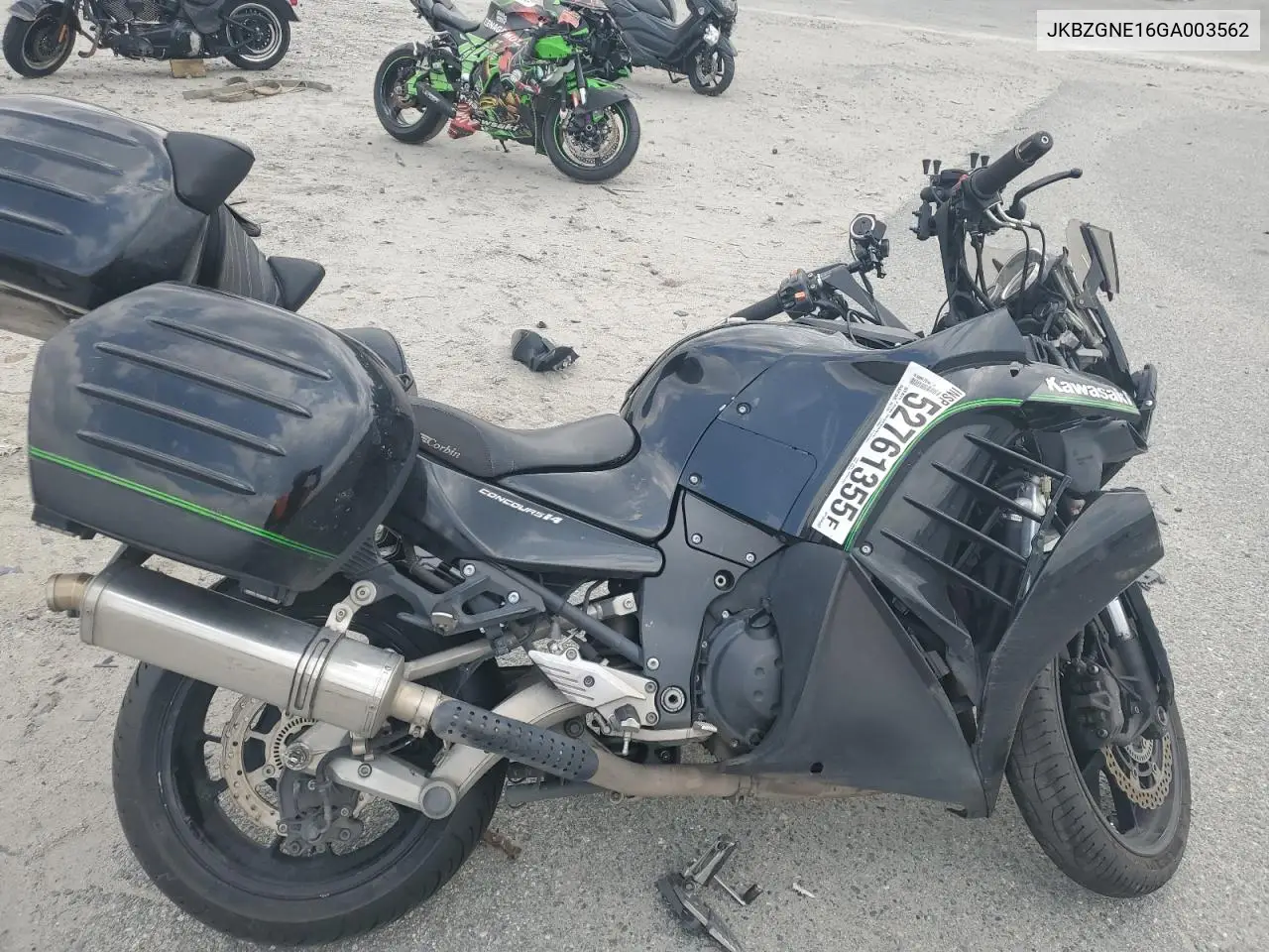 2016 Kawasaki Zg1400 E VIN: JKBZGNE16GA003562 Lot: 52761355
