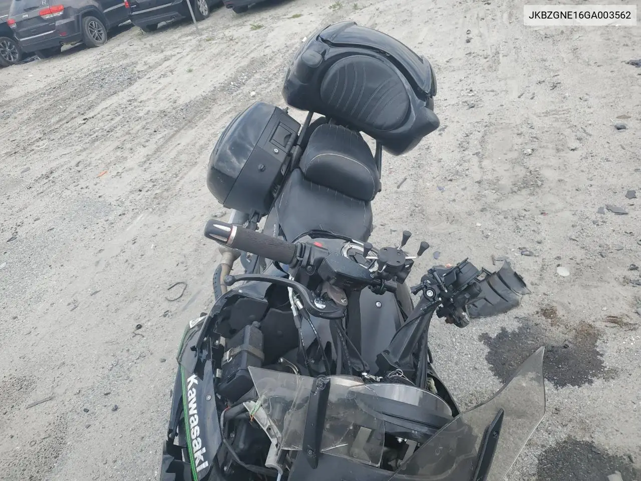 2016 Kawasaki Zg1400 E VIN: JKBZGNE16GA003562 Lot: 52761355