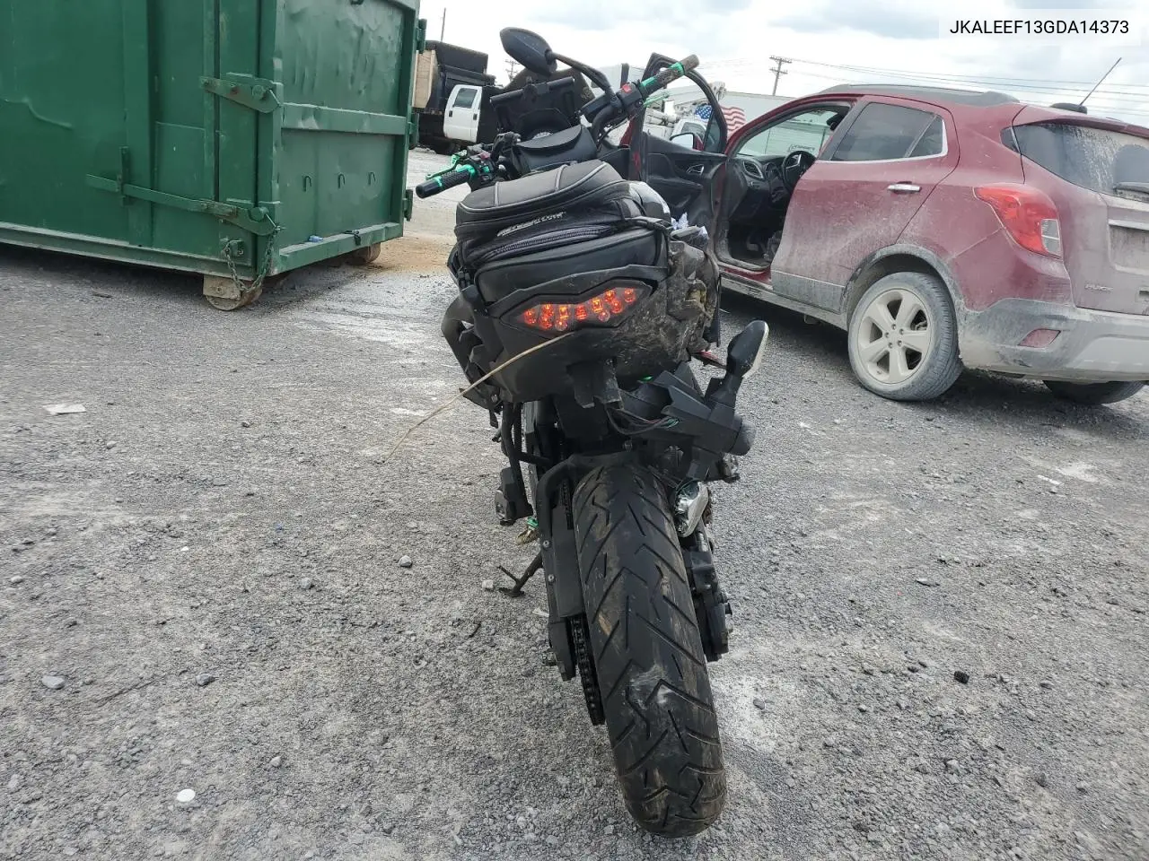 2016 Kawasaki Kle650 F VIN: JKALEEF13GDA14373 Lot: 55318945