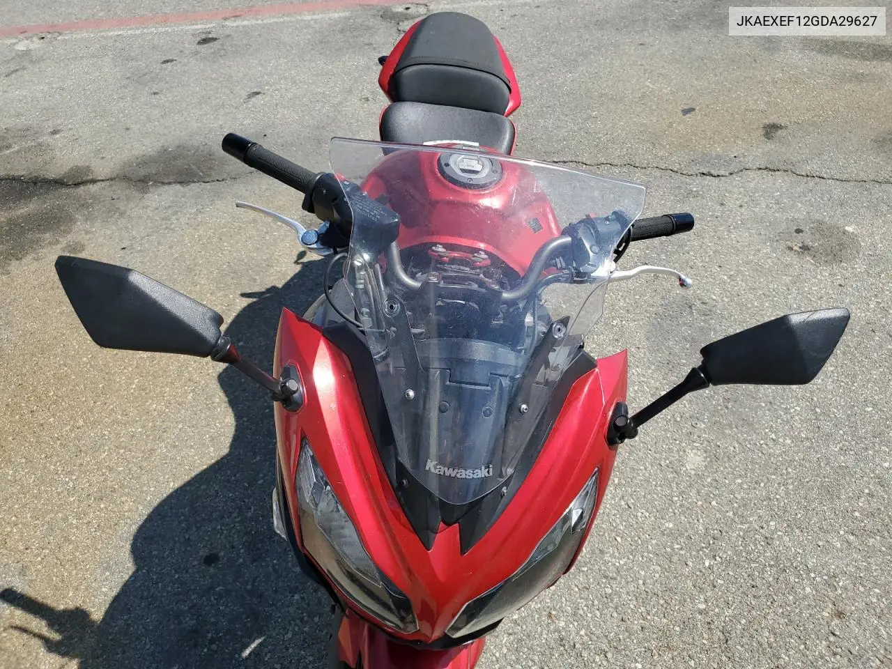 2016 Kawasaki Ex650 F VIN: JKAEXEF12GDA29627 Lot: 56370545