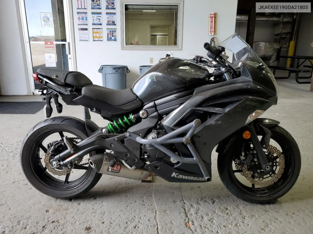 2016 Kawasaki Ex650 E VIN: JKAEXEE19GDA21803 Lot: 57183815