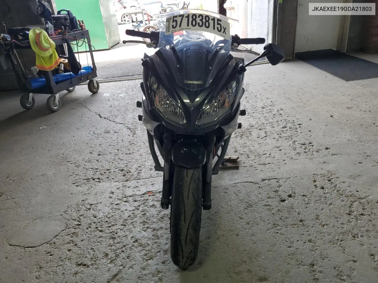 2016 Kawasaki Ex650 E VIN: JKAEXEE19GDA21803 Lot: 57183815