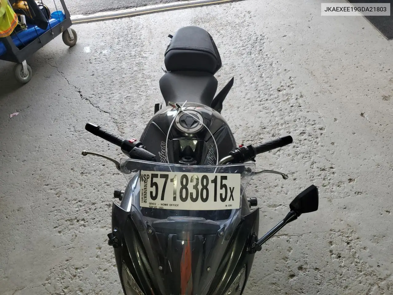 2016 Kawasaki Ex650 E VIN: JKAEXEE19GDA21803 Lot: 57183815