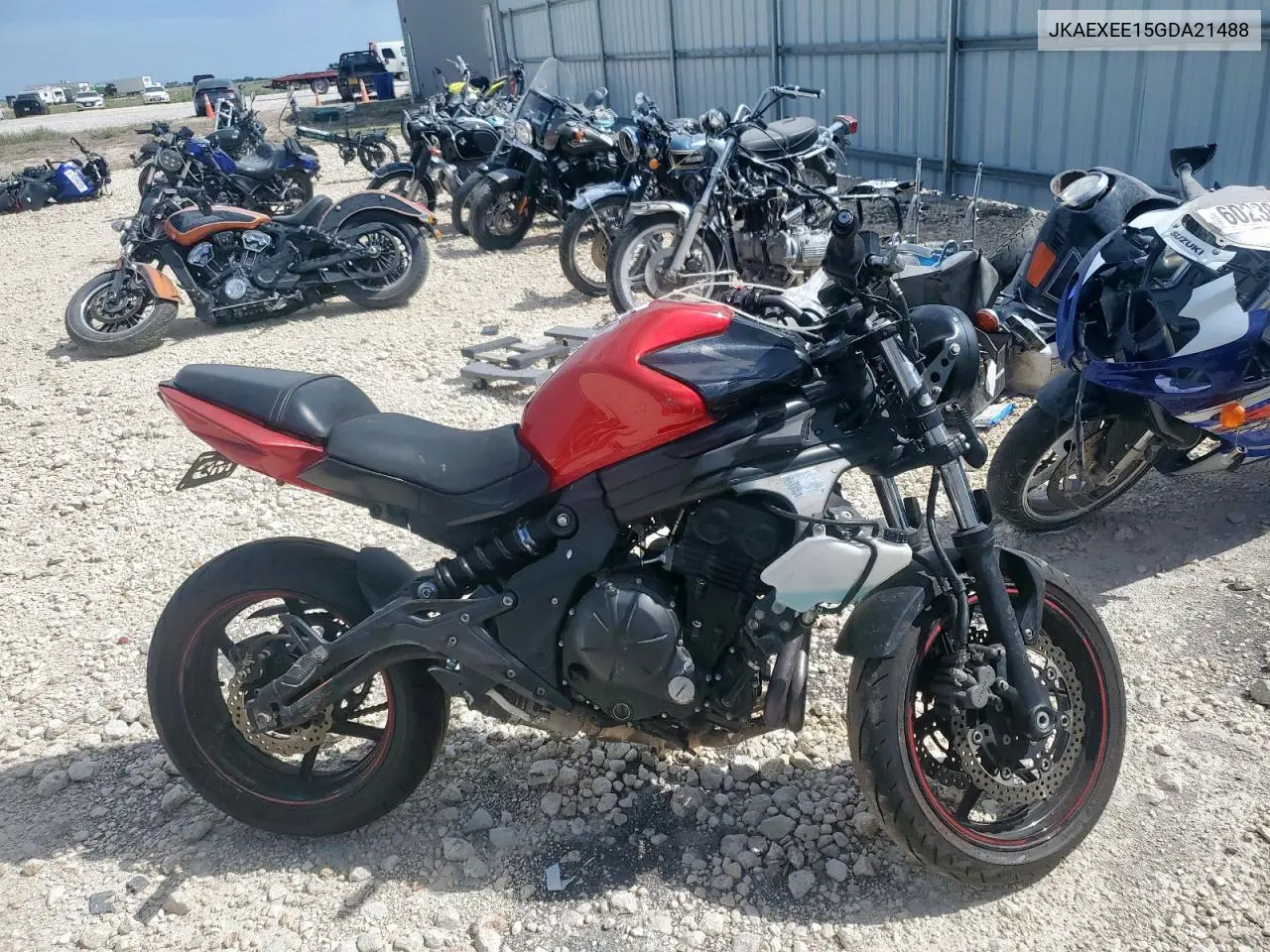 2016 Kawasaki Ex650 E VIN: JKAEXEE15GDA21488 Lot: 57879905