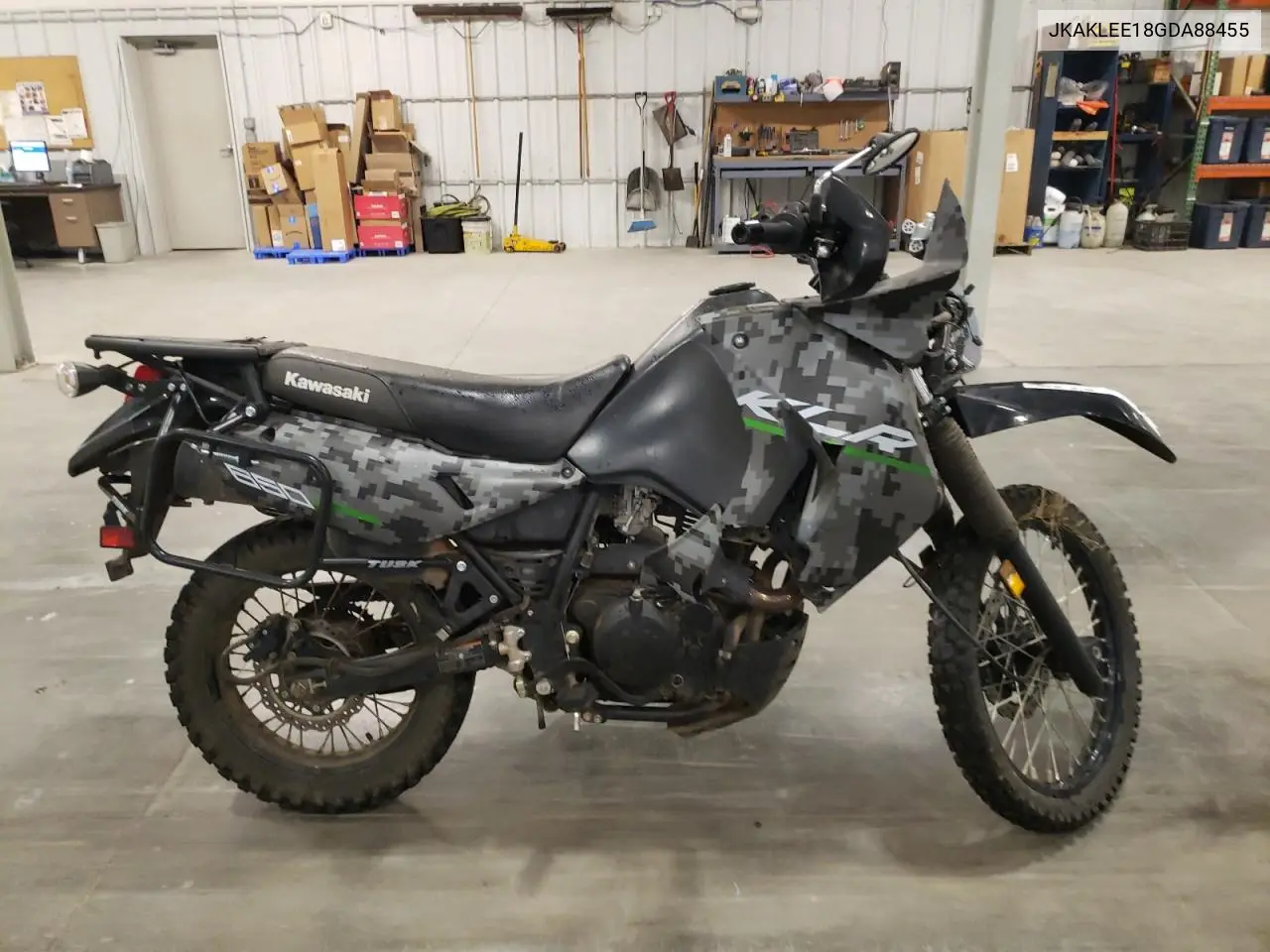 2016 Kawasaki Kl650 E VIN: JKAKLEE18GDA88455 Lot: 59023115