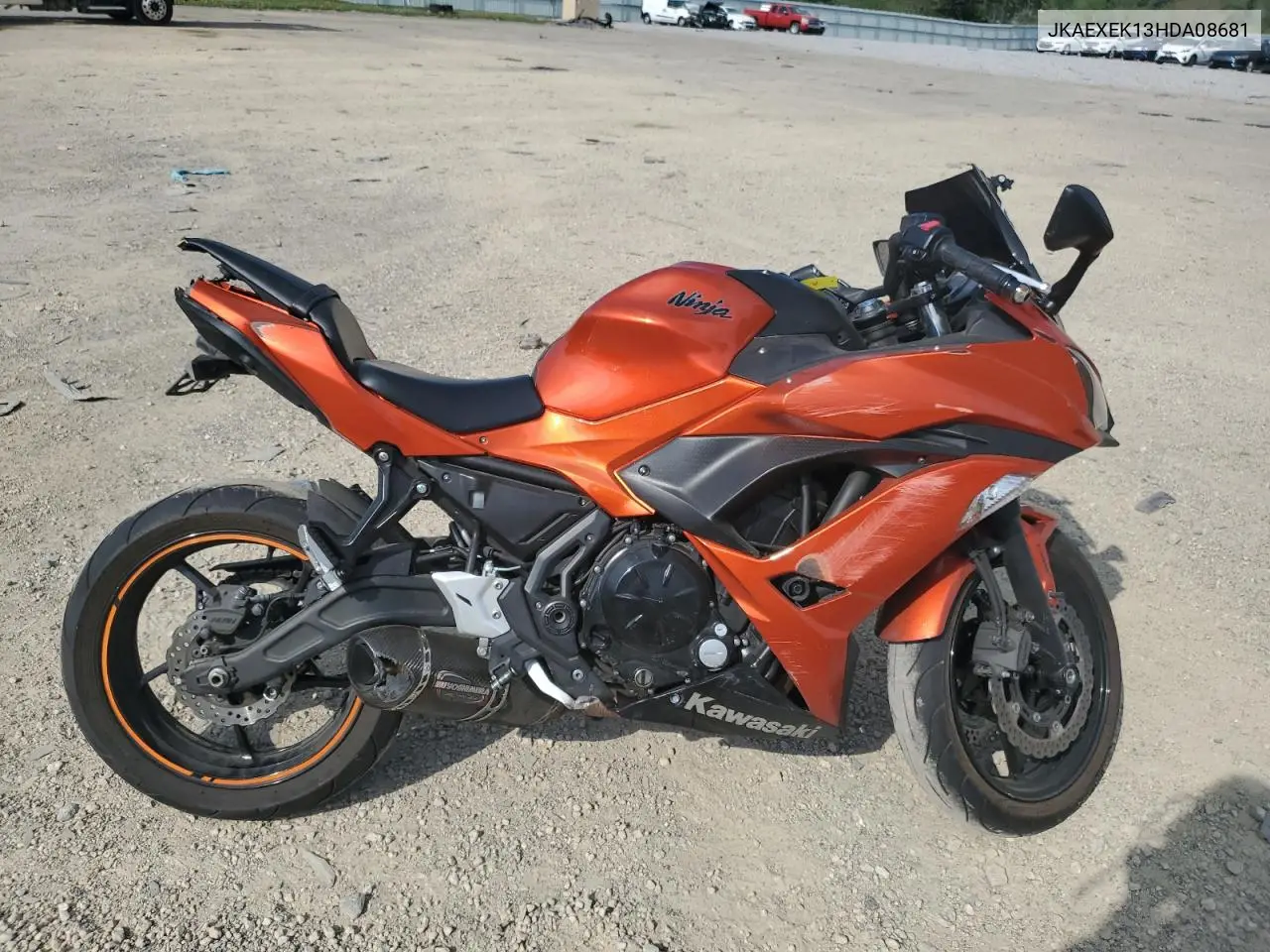 2017 Kawasaki Ex650 F VIN: JKAEXEK13HDA08681 Lot: 56205565