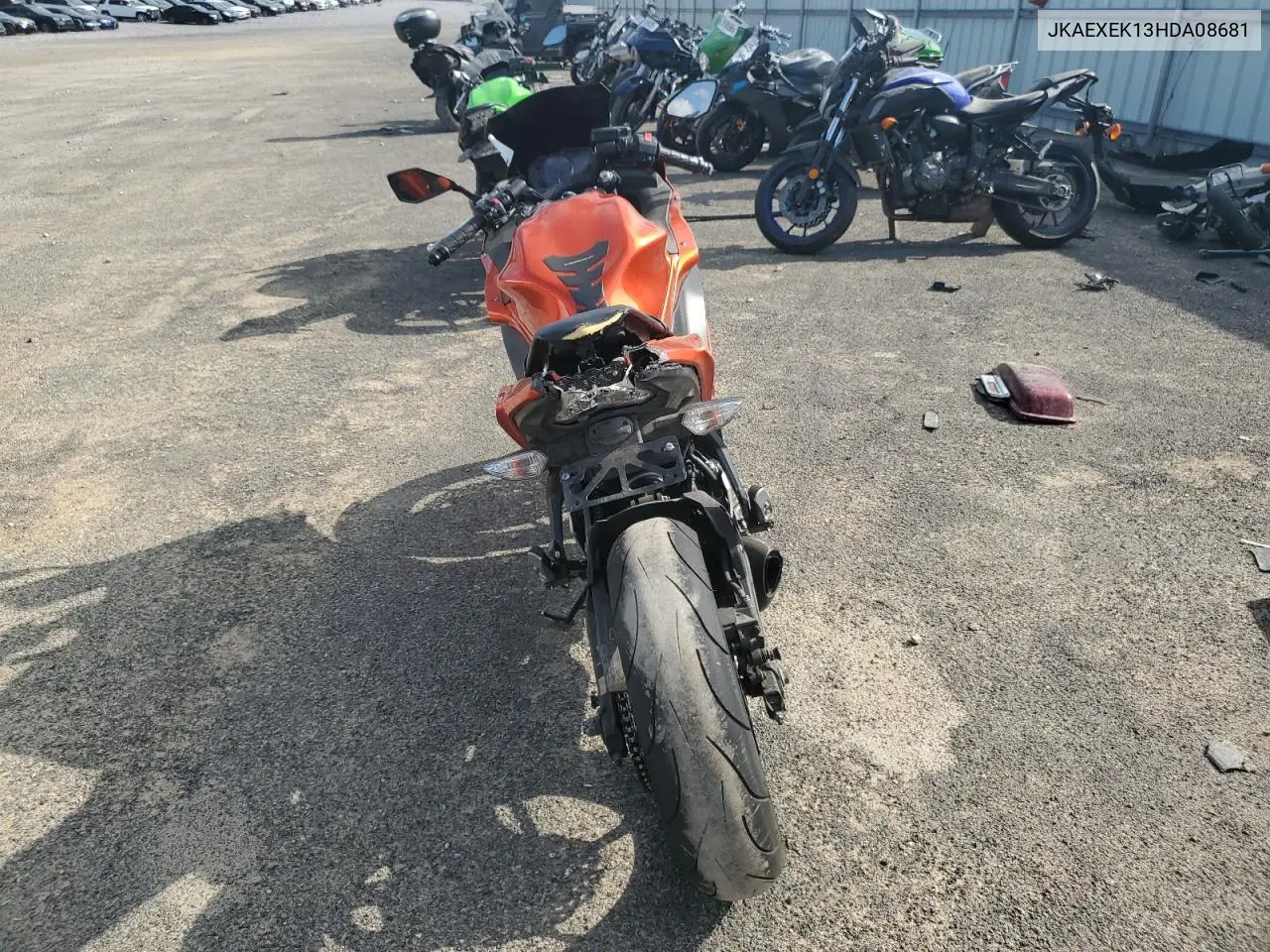 2017 Kawasaki Ex650 F VIN: JKAEXEK13HDA08681 Lot: 56205565