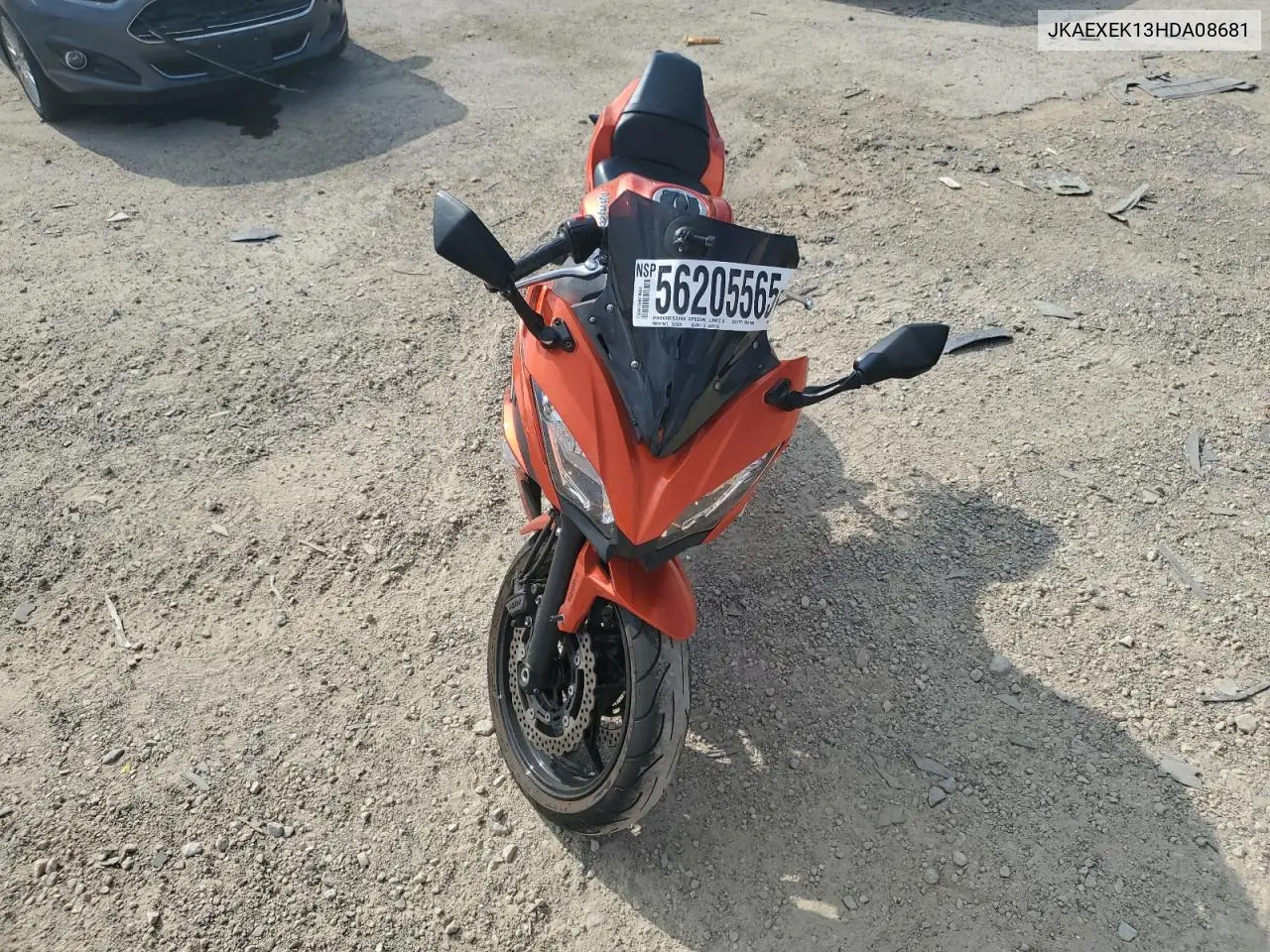 2017 Kawasaki Ex650 F VIN: JKAEXEK13HDA08681 Lot: 56205565